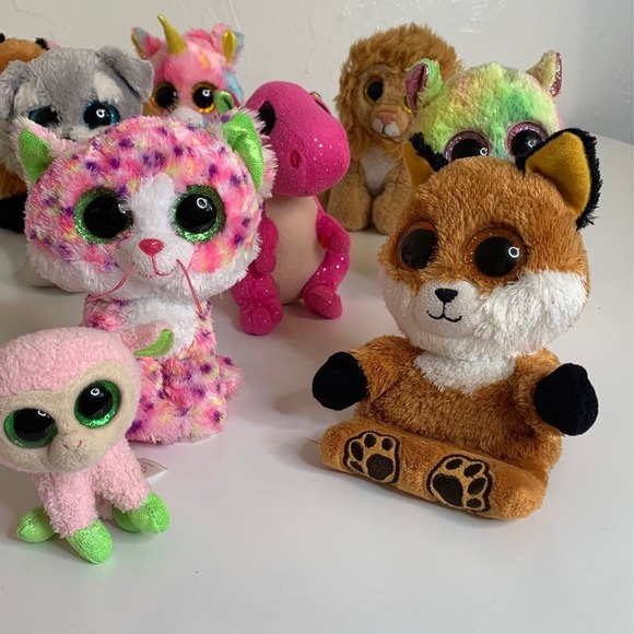 ty beanie boos plush toy stuffed animal dolls bundle of 12 EUC - Picture 2 of 12